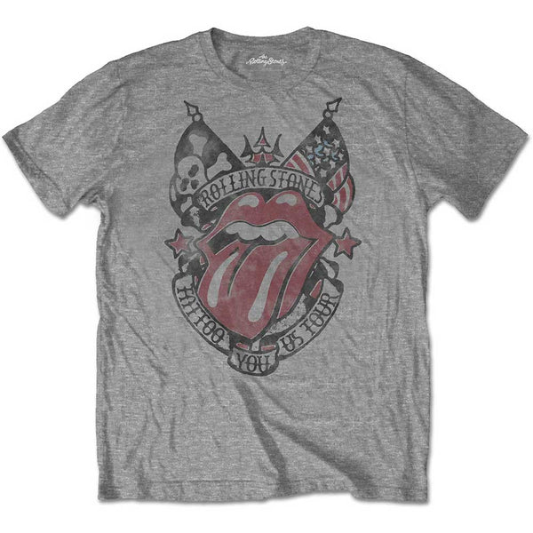 The Rolling Stones Unisex Tee: Tattoo You US Tour (Soft-Hand Inks) (XX-Large)