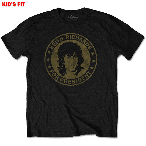The Rolling Stones Kids Tee: Keith for President (Retail Pack) (11 - 12 Years)