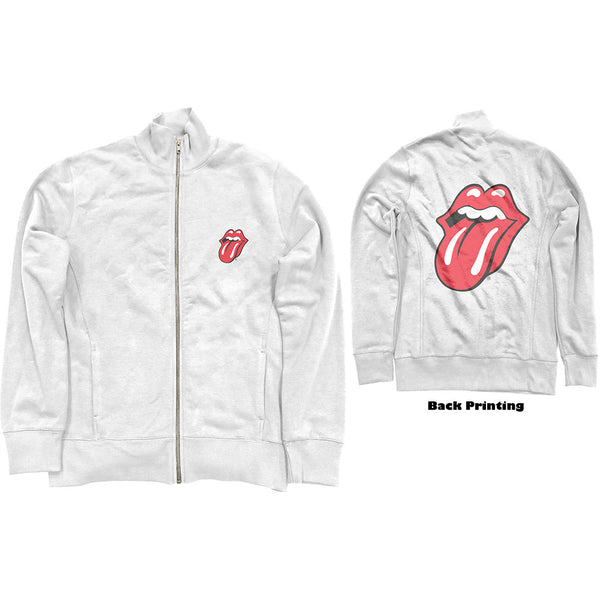 The Rolling Stones Unisex Track Top: Classic Tongue (Back Print) (XXX-Large)
