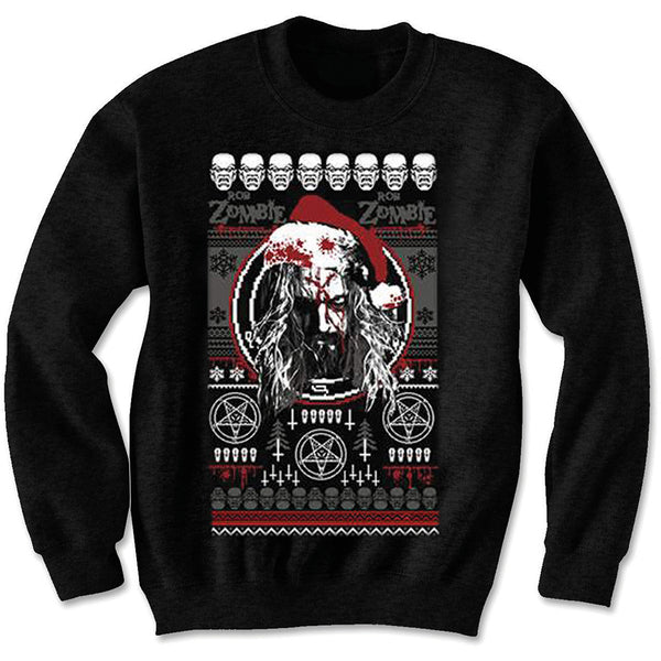 Rob Zombie Unisex Sweatshirt: Bloody Santa (XX-Large)
