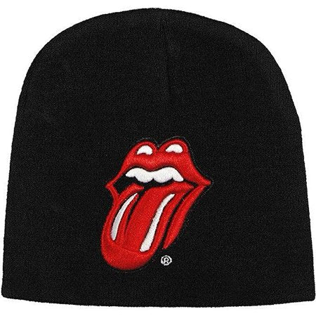 Rolling Stones Classic Tongue Beanie is available at Rocker Tee