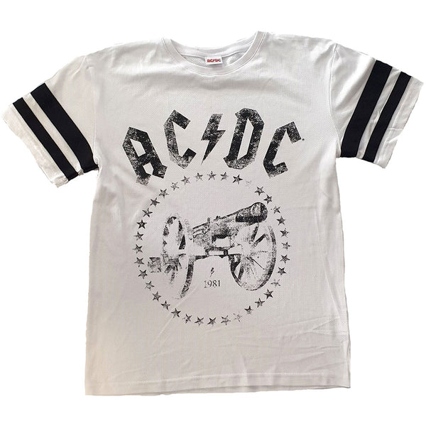 AC/DC Unisex Tee: For Those About to Rock American Football Style (X-Large)
