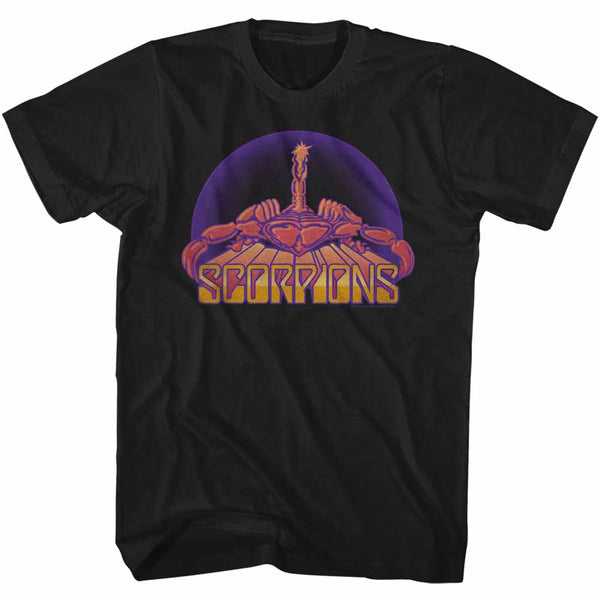 Scorpions Bright Scorpion adult short sleeve t-shirt.