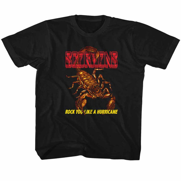 Scorpions Rock You Like A Hurricane Scorpion youth/toddler short sleeve t-shirt.