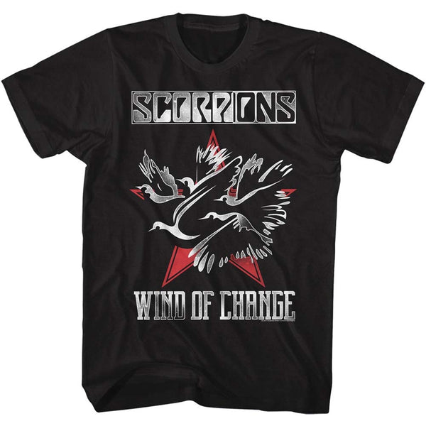 Scorpions Wind Of Change adult short sleeve t-shirt.