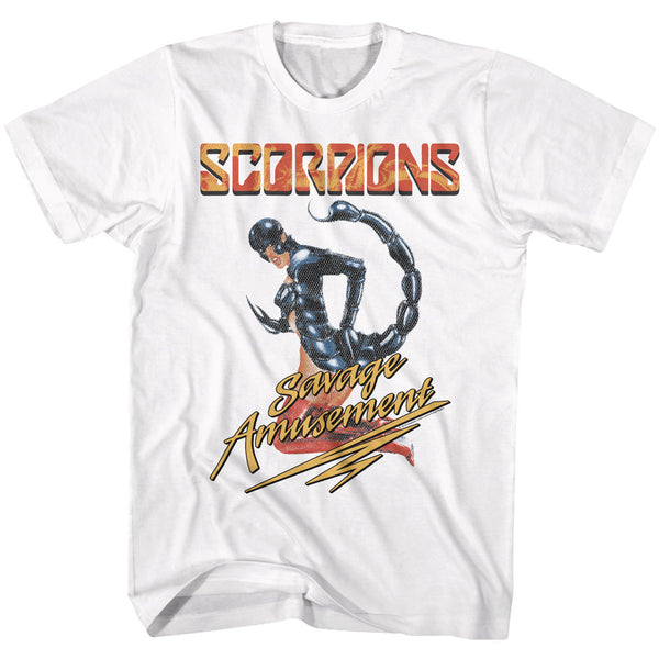 Scorpions Savage Amusement adult short sleeve t-shirt. 
