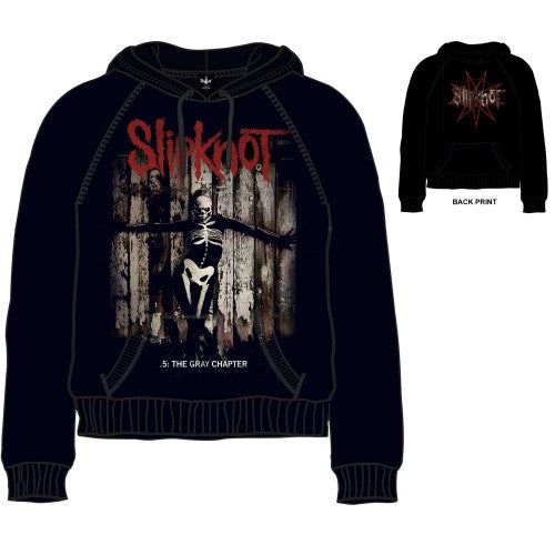 Slipknot Unisex Pullover Hoodie: .5 The Gray Chapter (XX-Large) (Back Print)