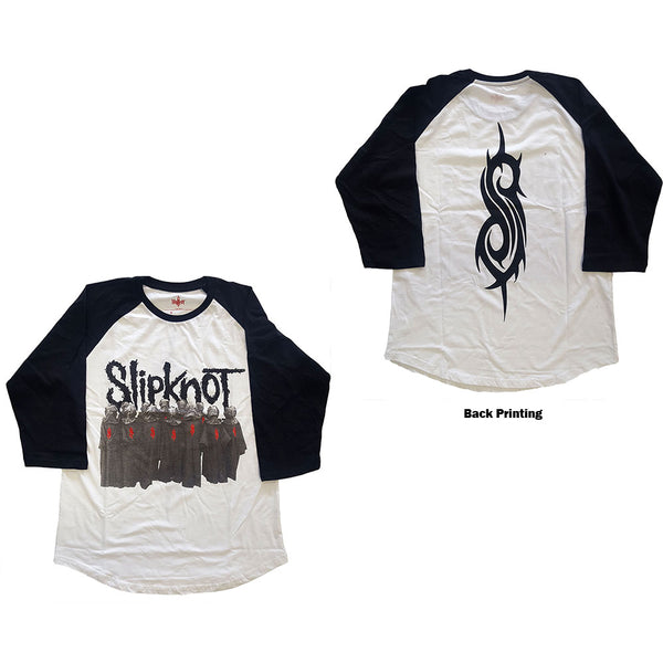 Slipknot Unisex Raglan Tee: Choir (Back Print) (X-Large)