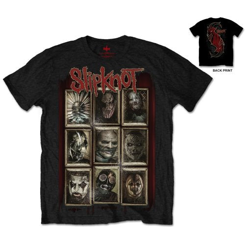 Slipknot Unisex Tee: New Masks (Back Print) (XXX-Large)