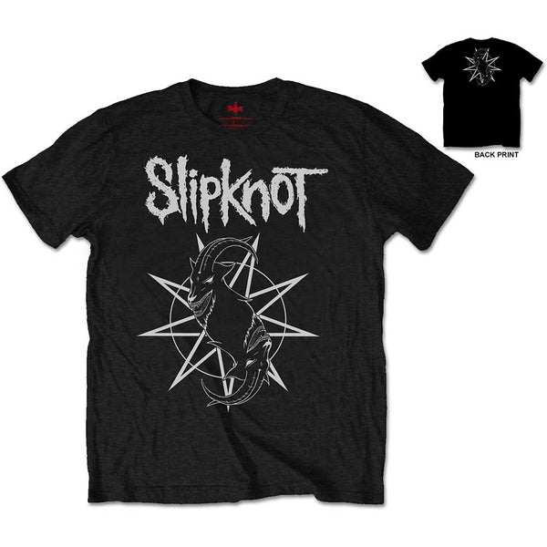 Slipknot Unisex Tee: Goat Star Logo (Back Print) (XX-Large)