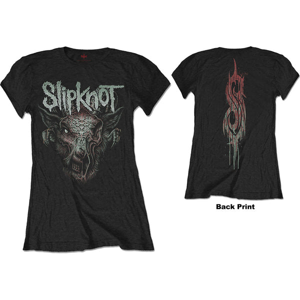 Slipknot Ladies Tee: Infected Goat (Back Print) (XX-Large)