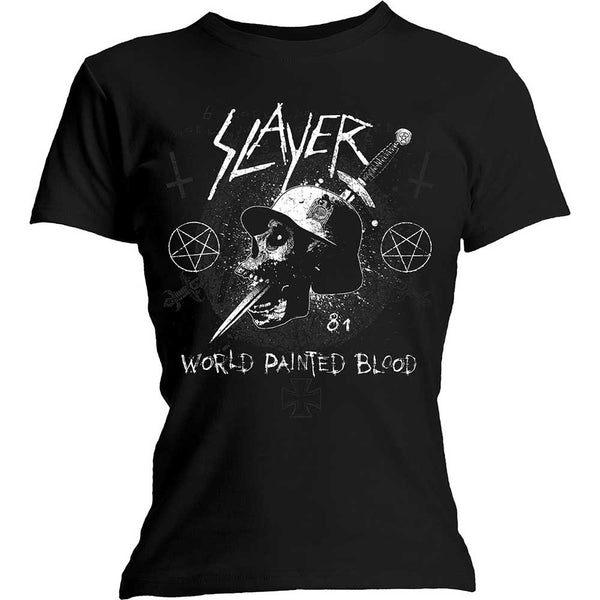 Slayer Ladies Tee: Dagger Skull (XX-Large)