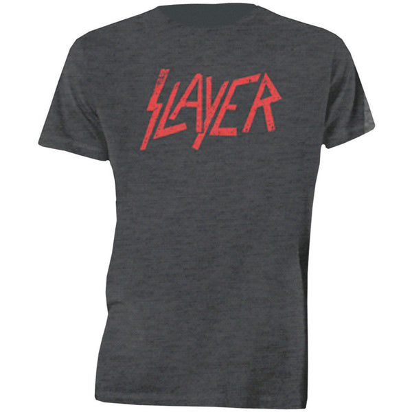 Slayer Unisex Tee: Distressed Logo (XX-Large)