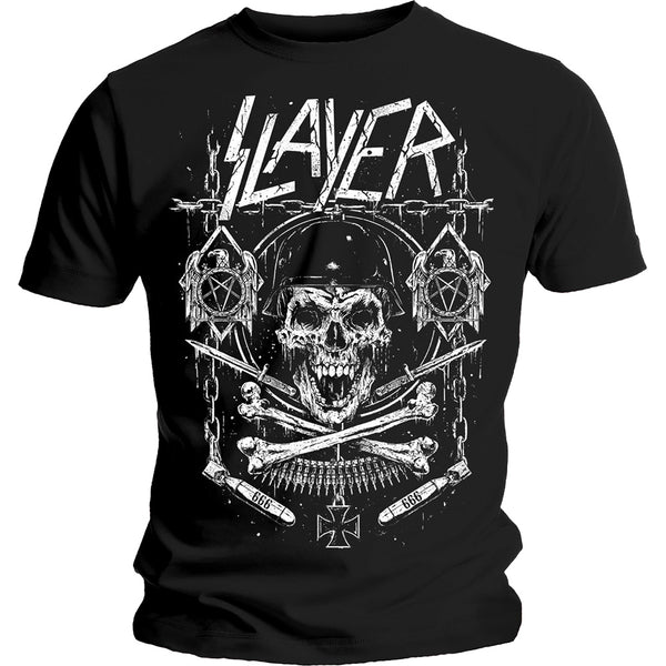 Slayer Unisex Tee: Skull & Bones Revised (XX-Large)