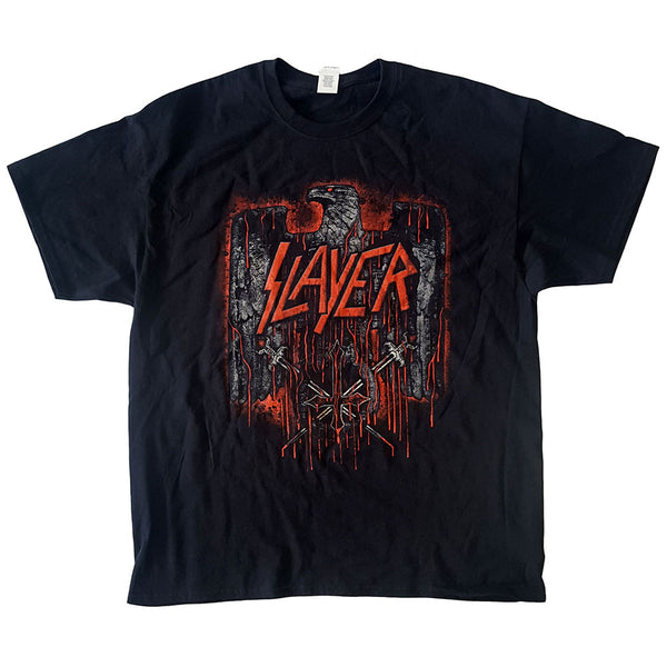 Slayer Unisex Tee: Blood Eagle European Tour 2018 (Back Print/Ex Tour) (XX-Large)