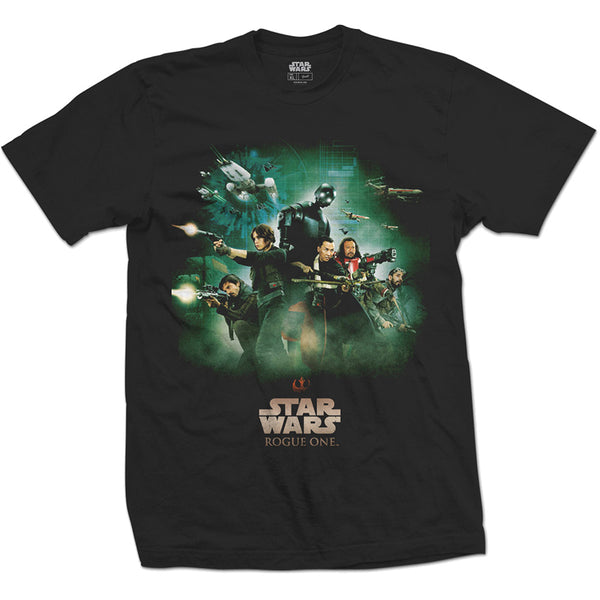 Star Wars Unisex Tee: Rogue One Rebels Poster (XX-Large)