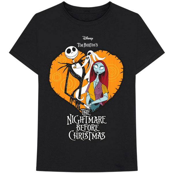 Disney Unisex Tee: The Nightmare Before Christmas Heart (XX-Large)