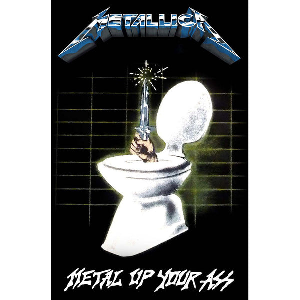 Metallica Textile Poster: Metal Up Your Ass
