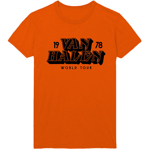 Van Halen 1978 World Tour Tee - Rocker Tee