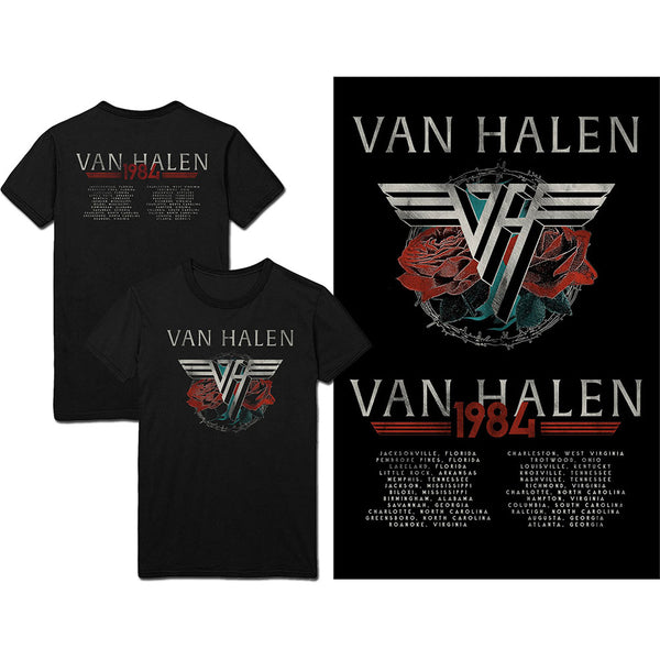 Van Halen 1984 Tour Tee (Back Print) - Rocker Tee