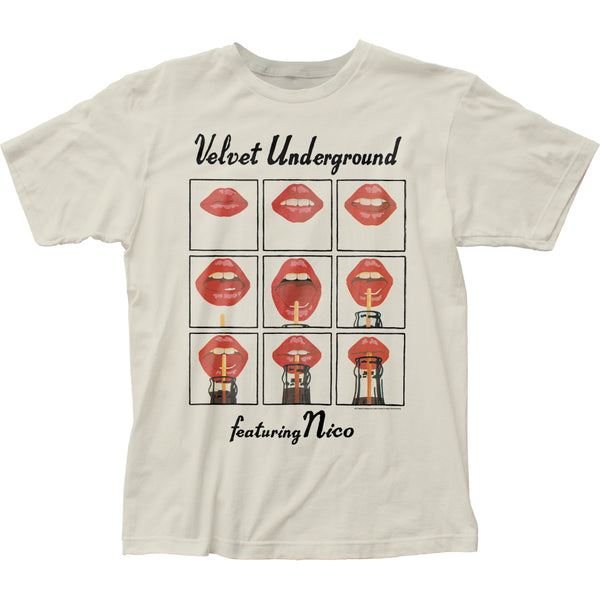 Officially licensed Velvet Underground Featuring Nico unisex fitted jersey t-shirt is available at Rocker Tee.
