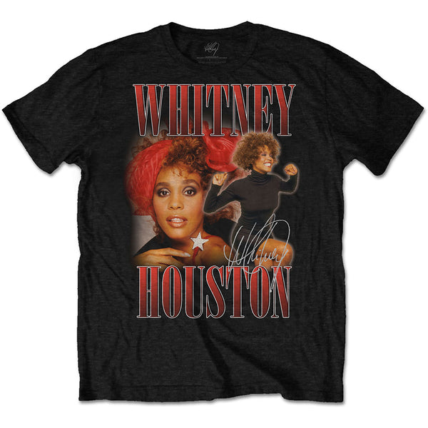 Whitney Houston Unisex Tee: 90s Homage (XXX-Large)