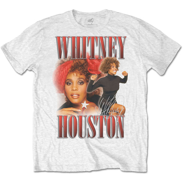 Whitney Houston Unisex Tee: 90s Homage (XX-Large)