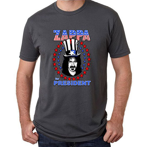 Frank Zappa Unisex Tee: Star Spangled For President (X-Large)