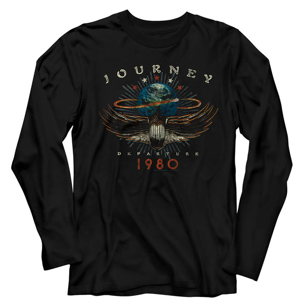 Journey Departure 1980 Long Sleeve Shirt is available at Rocker Tee.