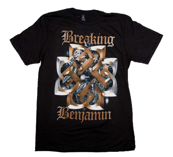 Breaking Benjamin Floral Symbol T-Shirt is available at Rocker Tee.