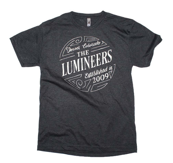 The Lumineers Circle Logo T-Shirt is available at Rocker tee.