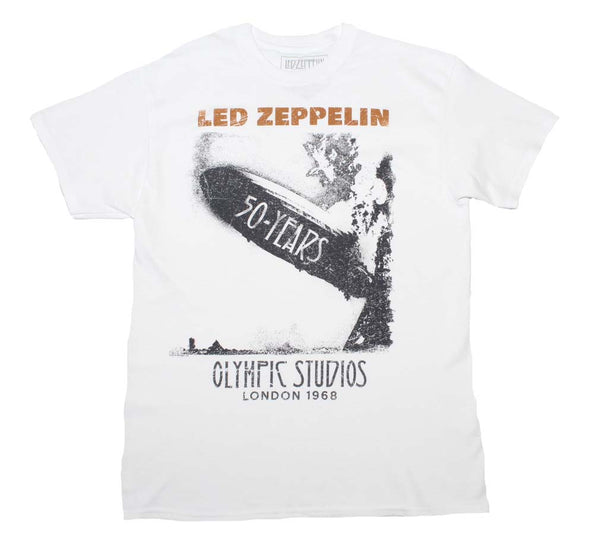 Led Zeppelin Blimp 50 Years T-Shirt