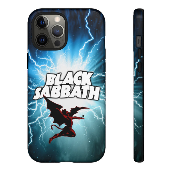 Black Sabbath Lightning Strikes Phone Cases - Rocker Tee