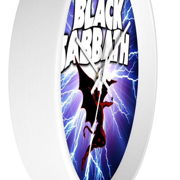 Black Sabbath Lighting Strikes Wall clock