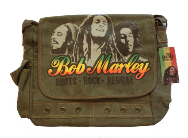 Bob Marley Roots Rock Messenger Pack is available at RockerTeeShirts.com