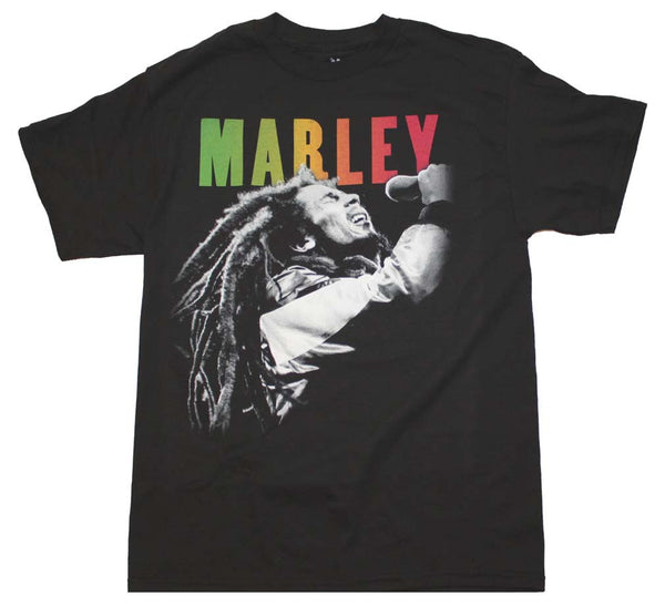 Singing Bob Marley T-Shirt. A Wonderful Piece Of Reggae Music Memorabilia