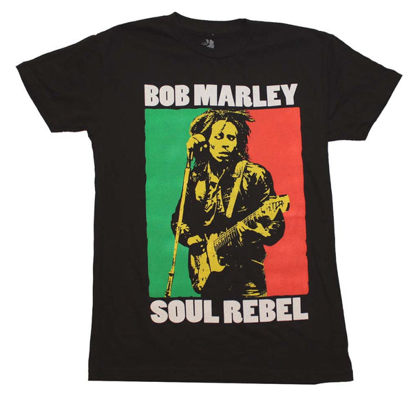 Bob Marley T-Shirt Featuring Soul Rebel Color Available at RockerTeeShirts.com