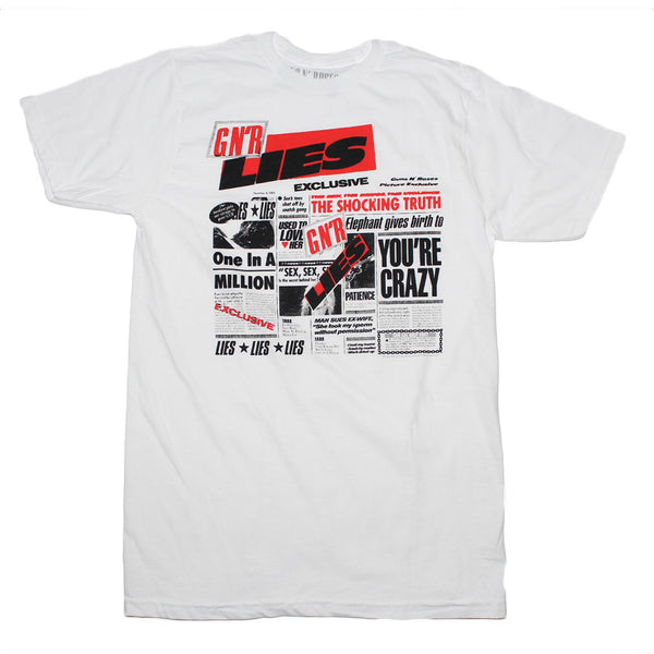 Guns n Roses Lies t-shirt is available at Rocker Tee.