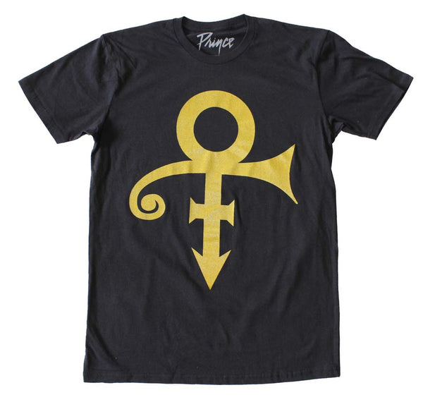 Prince Golden Logo Symbol T-Shirt is available at Rocker Tee Shirts