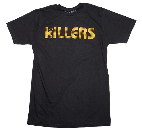 The Killers Orange Logo Band T-Shirt is available at Rocker Tee