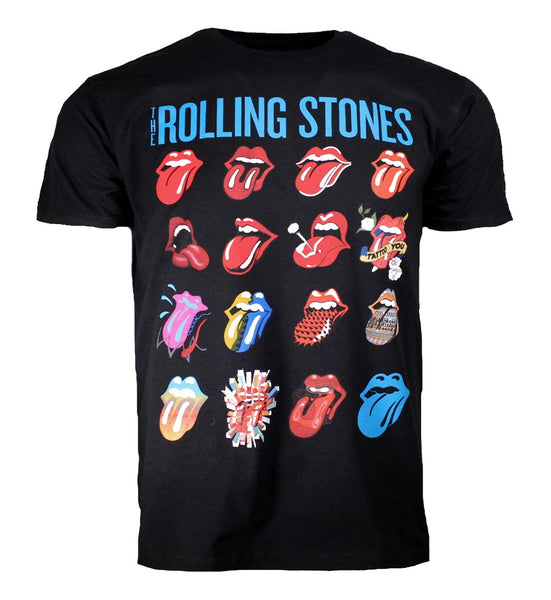 Rolling Stones Evolution Blue and Lonesome Black T-Shirt