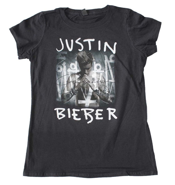 Justin Bieber Purpose T-Shirt For Girls is available at Rocker Tee Shirts