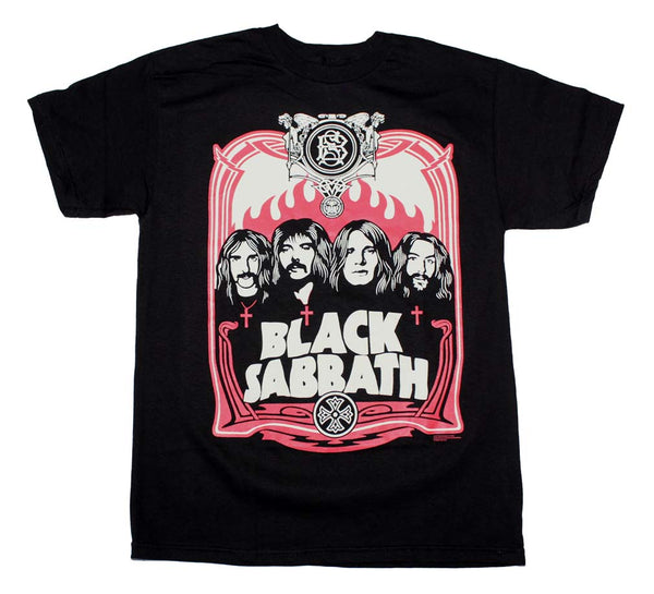Black Sabbath Red Flames T-Shirt is available at Rocker Tee.