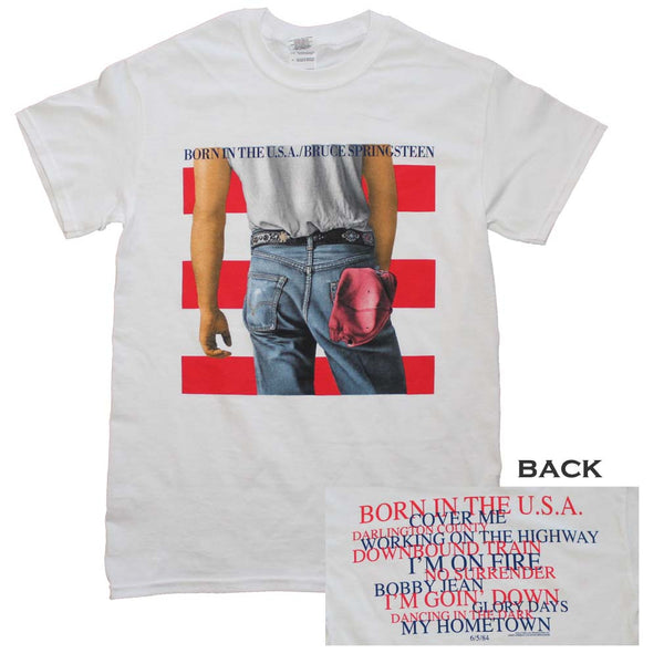 Bruce Springsteen Born in the U.S.A. T-Shirt is available at Rocker Tee