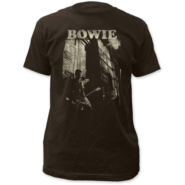 David Bowie T-Shirt Featuring David Bowie with a guitar is available at Rocker Tee
