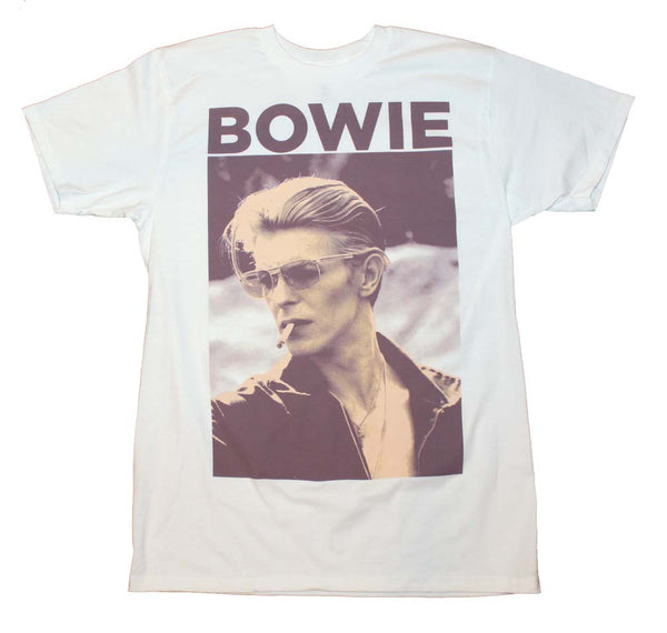 David Bowie Smoking t-shirt is available at Rocker Tee