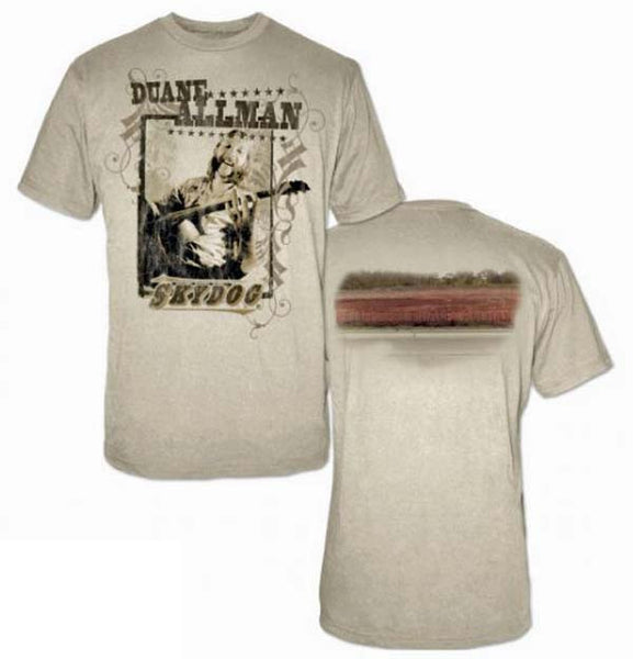 Duane Allman Skydog T-Shirt is available at Rocker Tee.