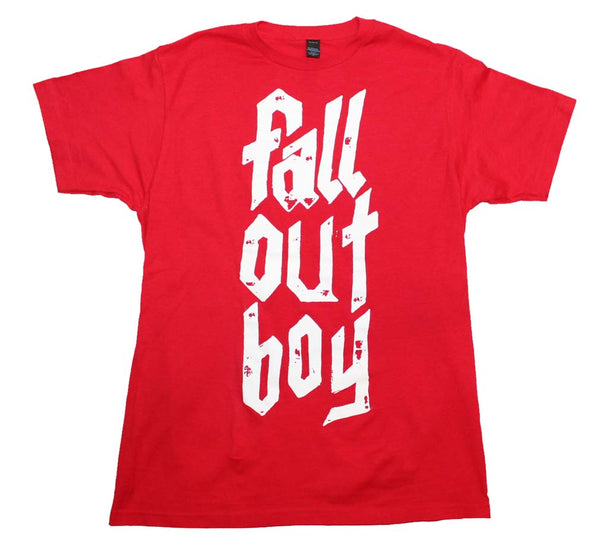 Fall Out Boy Metal Stack Soft T-Shirt is available at Rocker Tee