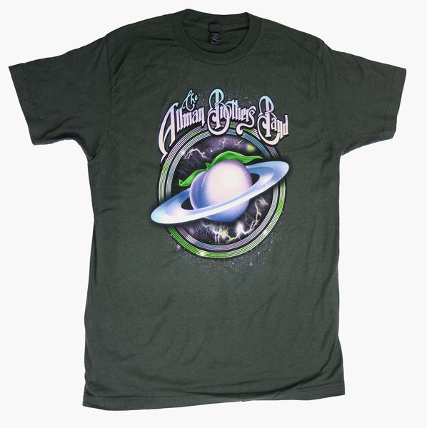 Allman Brothers Space Peach Soft T-Shirt is available at Rocker Tee.
