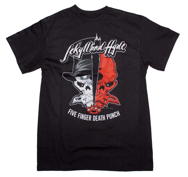 Five Finger Death Punch Jekyll and Hyde T-Shirt is available at rockerteeshirts.com